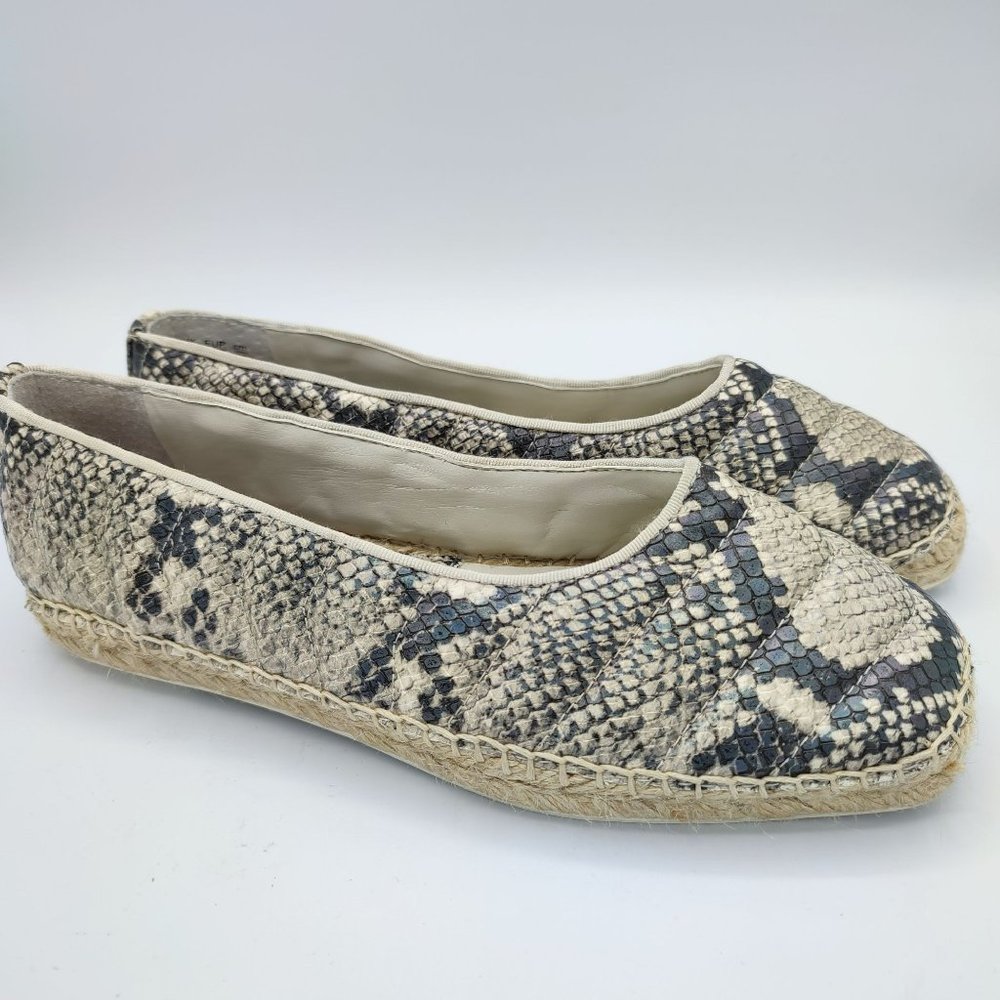 🧚♀️ 2 x $25 Franco Sarto snake print flats size 7 m